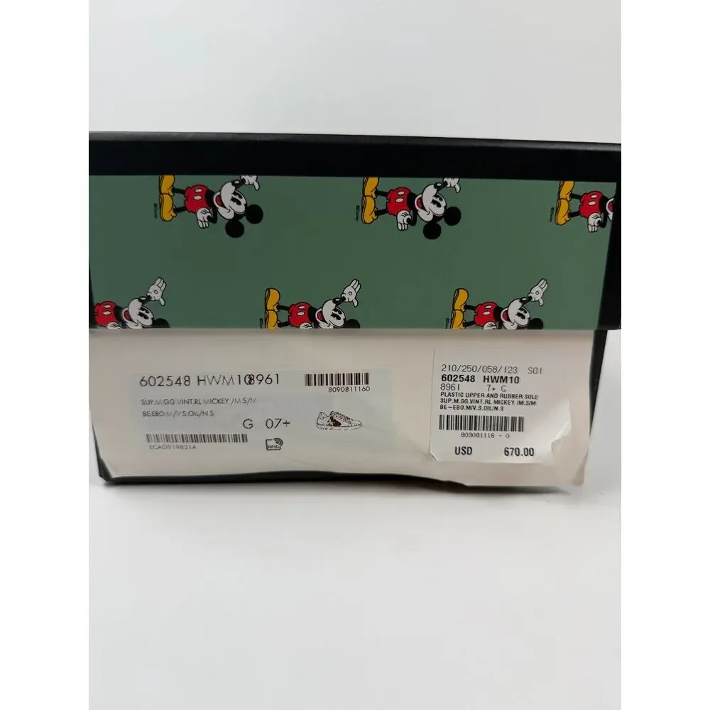 Size 8US - Gucci Ace x Disney Mickey NEW